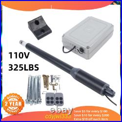 110V Electric Gate Opener Automatic Single Arm Swing Kit with Remote Control