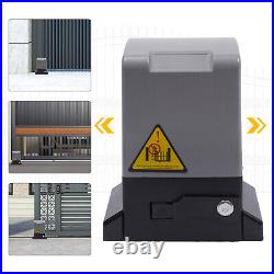 1200KG Electric Sliding Gate Opener Automatic Motor 550W with 2 Remote Controls