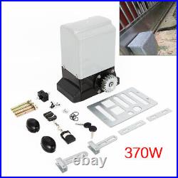 1400LBS Electric Automatic Sliding Gate Opener Door Operator+Remote Control 370W