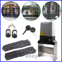 3300Lbs Automatic Sliding Gate Opener Electric Door Operator with Remote Kit? 