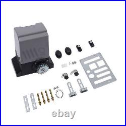 4400Lbs max Sliding Electric Gate Opener Automatic Motor Remote Kit Heavy Duty