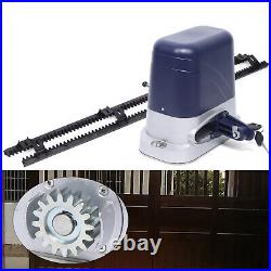 4400lbs Electric Automatic Sliding Gate Opener Motor+ 4M Racks+ 2 Remote Control