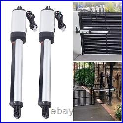 700lb Electric Automatic Gate Opener Dual ARM Swing 2 Remote Control Heavy Duty