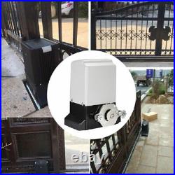 750W 2000kg Auto Sliding Gate Opener Electric Door Opener With2 Remotes 4m Rack
