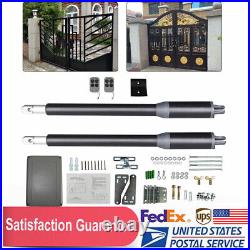 Automatic Arm Dual Swing Gate Opener Heavy Duty Kit Electric + Remote Control