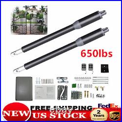 Automatic Arm Dual Swing Gate Opener Heavy Duty Kit With Electric Remote Control
