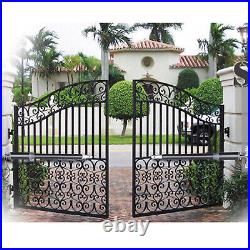 Automatic Arm Dual Swing Gate Opener Heavy Duty Kit With Electric Remote Control