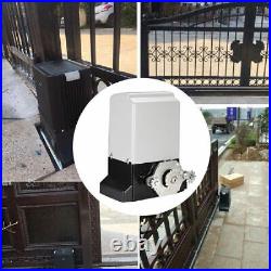 Automatic Driveway Gate Opener, Electric Sliding Gate Motor with 4m rack 2 Remote