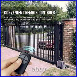 CO-Z 1400lbs Automatic Sliding Gate Opener Operator Kit Electric Remote Control