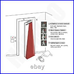 Door Operator Closer with Remote Automatic Swing Door Opener Electric Handicap