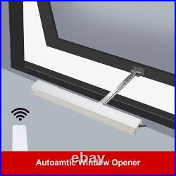 Electric Autoamtic Windows Opener Aluminum Alloy Remote Control Load 40kg 400mm