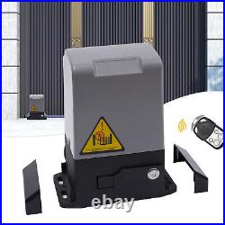 Electric Motor with 2 Remote Control 370W 600KG Sliding Gate Opener Automatic NEW