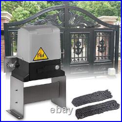 Electric Sliding Gate Opener 3300LBS Automatic 4 Button Remote Control