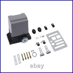 Heavy Duty 4400 LBS Electric Sliding Gate Opener Automatic Motor Kit With 2 Remote