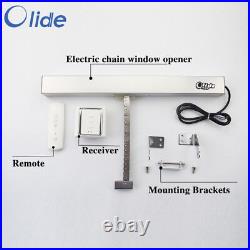 Olide Automatic Electric Chain Windows Opener Motor Actuator With Remote