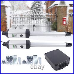 Single/Dual door Electric Automatic Dual Arm Swing Gate Opener 1320lb with Remote