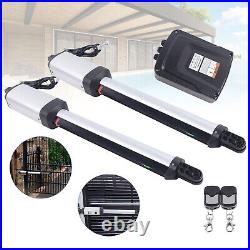 Single/Dual door Electric Automatic Dual Arm Swing Gate Opener 1320lb with Remote