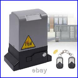 Sliding Gate Opener Electric Operator Automatic Motor Remote Kit 2640lbs/1200kg