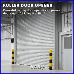 VEVOR Automatic Garage Door Roller Opener Motor 250N with 2 Remotes Motor Rolling